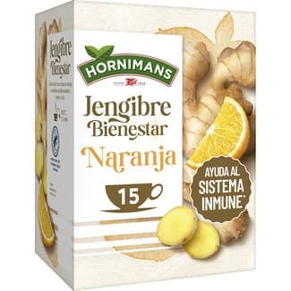 Bienestar Infusión de Jengibre y Naranja Hornimans