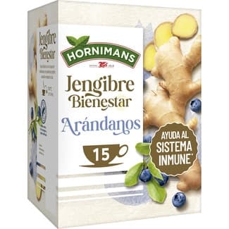Bienestar Infusión de Jengibre y Arándanos Hornimans