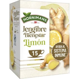 Bienestar Infusión de Jengibre y Limón Hornimans
