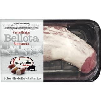 Solomillo de Cerdo Ibérico de Bellota Montanera Peso Aproximado Campovilla