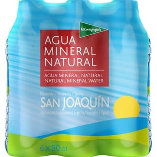 Agua Mineral Natural del Manantial de San Joaquín Pack 6 el Corte Ingles