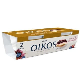 Yogur Griego de Tarta de Arándanos Pack 2 Danone Oikos