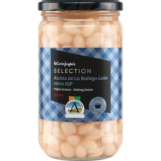 Alubia Blanca IGP de la Bañeza-león Riñón Extra Cocida al Natural el Corte Ingles Selection