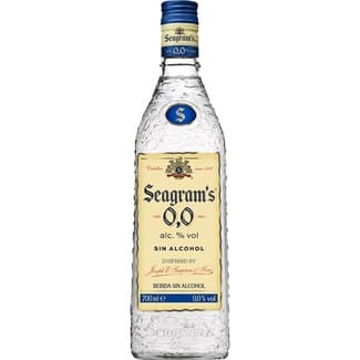 0,0 Ginebra Dry Gin sin Alcohol Seagram's