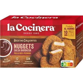 Recetas Crujientes Nuggets de Pollo con Salsa Barbacoa 12 Unidades la Cocinera