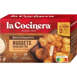 Recetas Crujientes Nuggets de Pollo Rebozado Fino Familiar 25 Unidades la Cocinera