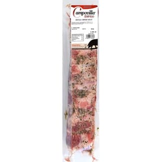 Tira de Costilla al Ajillo de Cerdo Ibérico Envasada al Vacío Campovilla