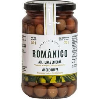 Aceituna Arbequina Verde Entera Categoría Primera Romanico