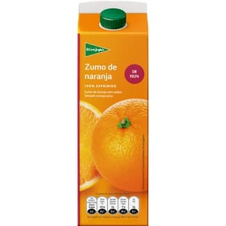 Zumo de Naranja sin Pulpa Exprimido  el Corte Ingles 1 L