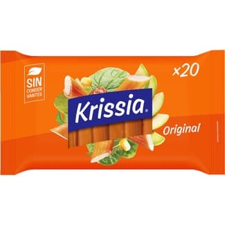 Surimi en Barritas sin Gluten y sin Lactosa 20 Unidades Krissia