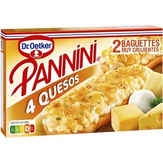 4 Quesos 2 Baguettes  Dr.oetker Pannini 250 G