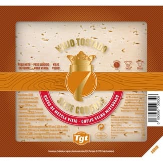 Queso Viejo Tostado Mezcla Elaborado con Leche Pasteurizada 7 Coronas