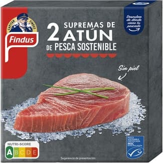 Atún Supremas sin Piel 2 Unidades Findus
