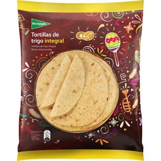 Tortillas de Trigo Integral 8 Unidades  el Corte Ingles 320 G