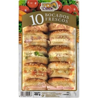10 Bocados Frescos  Toplider 450 G