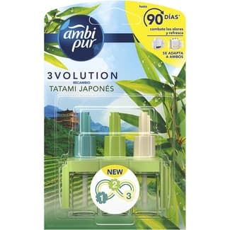 Ambientador Eléctrico Tatami Japonés 3 Fragancias Ambipur 3volution