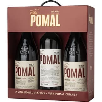 Vino Tinto Reserva Doca Rioja 2 Botellas + Vino Tinto Crianza Doca Rioja Estuche 3 Viña Pomal