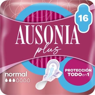 Ultrafina Plus Compresa con Alas Protección Todo en 1 Normal Ausonia