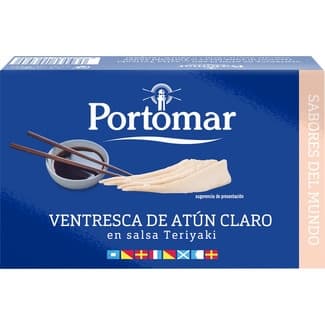 Ventresca de Atún Claro en Salsa Teriyaki  Portomar 75 G