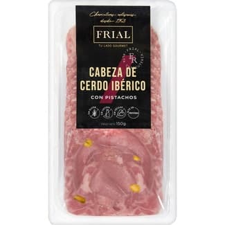Cabeza de Cerdo Ibérico con Pistachos sin Gluten sin Lactosa Frial