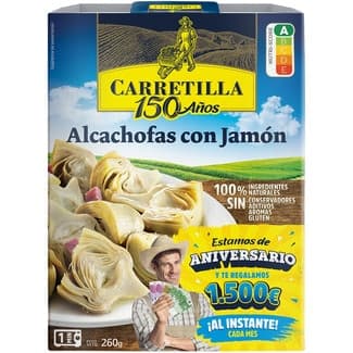 Alcachofas con Jamón sin Gluten Carretilla