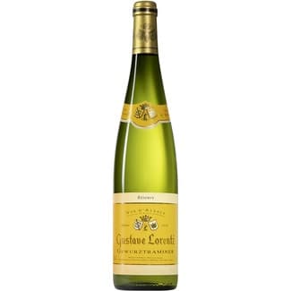Vino Blanco Gewurztrraminer Reserva AOC Alsacia de Francia  Gustave Lorentz 75 CL