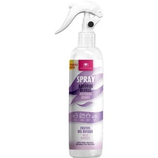 Ambientador Absorbeolores Aroma Frutos del Bosque Pulverizador Cristalinas