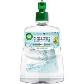 Ambientador Automático Difusor Active Fresh Nenuco con Aceites Esenciales AIR Wick