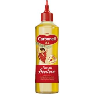 Aceite de Oliva Suave 0,4º Formato Aceitera Tapón Dosificador Carbonell 460 ML