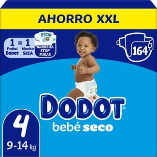 Bebé-seco Pañales de 9 a 14 Kg Talla 4 Dodot