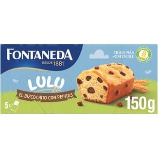 Bizcochito con Pepitas de Chocolate 5 Unidades Envasadas Individualmente Fontaneda