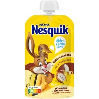 Bolsita de Leche con Cacao y Plátano a Partir de 36 Meses Nestle Nesquik