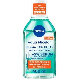 Agua Micelar Derma Skin Clear + 5% Sérum para Piel Propensa a Imperfecciones Nivea