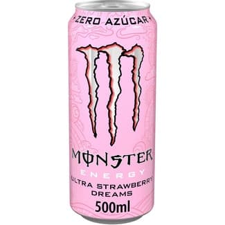 Ultra Strawberry Bebida Energética Zero Azúcar  Monster Energy 50 CL