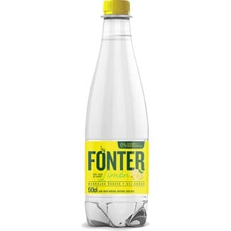 Agua Mineral Natural con Gas con un Toque de Sabor Limón 0% Azúcares y Edulcorantes Fonter 0.5 L