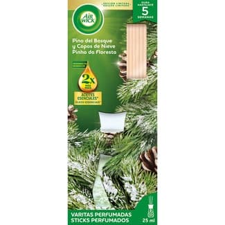 Ambientador Mikado Pino del Bosque y Copos de Nieve con Aceites Esenciales AIR Wick