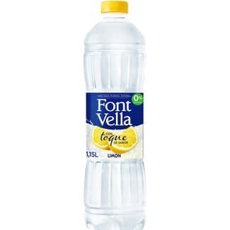 Agua Mineral Natural con Toque de Sabor Limón sin Azúcar Font Vella