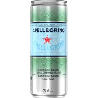 Agua Mineral Natural con Gas  SAN Pellegrino 33 CL