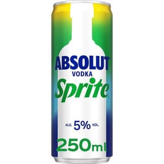 Vodka con Sprite Absolut
