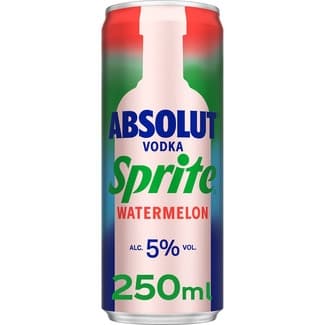 Vodka con Sprite Watermelon Absolut