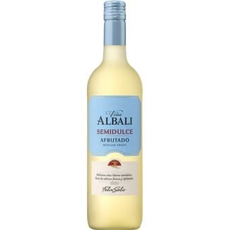 Vino Blanco Semidulce Afrutado DO Valdepeñas  Viña Albali 75 CL
