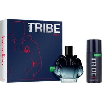 We Are Tribe Intense Estuche Eau de Parfum Masculina Natural + Desodorante Natural Spray 150 Ml Benetton