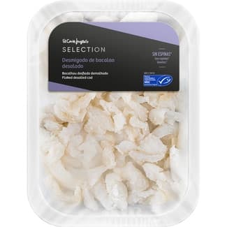 Bacalao Desmigado Desalado sin Espinas MSC el Corte Ingles Selection