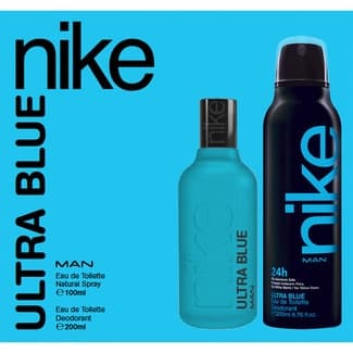 Ultra Blue Man Estuche con Eau de Toilette Natural Spray 100 Ml + Eau de Toilette Desodorant 200 Ml Nike