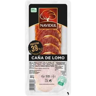 Caña de Lomo Clásico en Lonchas sin Gluten sin Lactosa Navidul