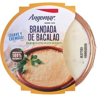 Brandada de Bacalao Suave y Cremoso sin Gluten sin Lactosa Angomar
