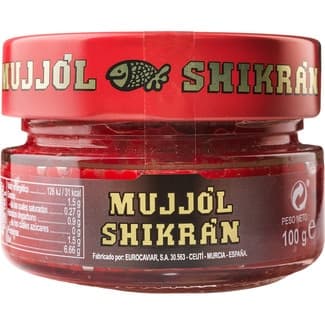 Sucedáneo de Caviar a Base de Arenque Ahumado y Huevas de Mujjól Rojo sin Gluten Shikra'n