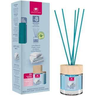 Ambientador Mikado Aroma Lino Blanco Cristalinas