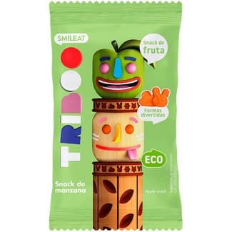 Triboo Snacks de Manzana 100% Fruta Ecológico desde 3 Años Smileat