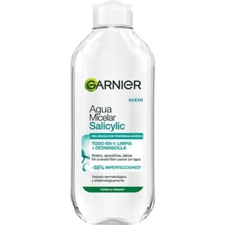 Agua Micelar con Ácido Salicílico para Piel Grasa con Tendencia Acnéica Skin Active